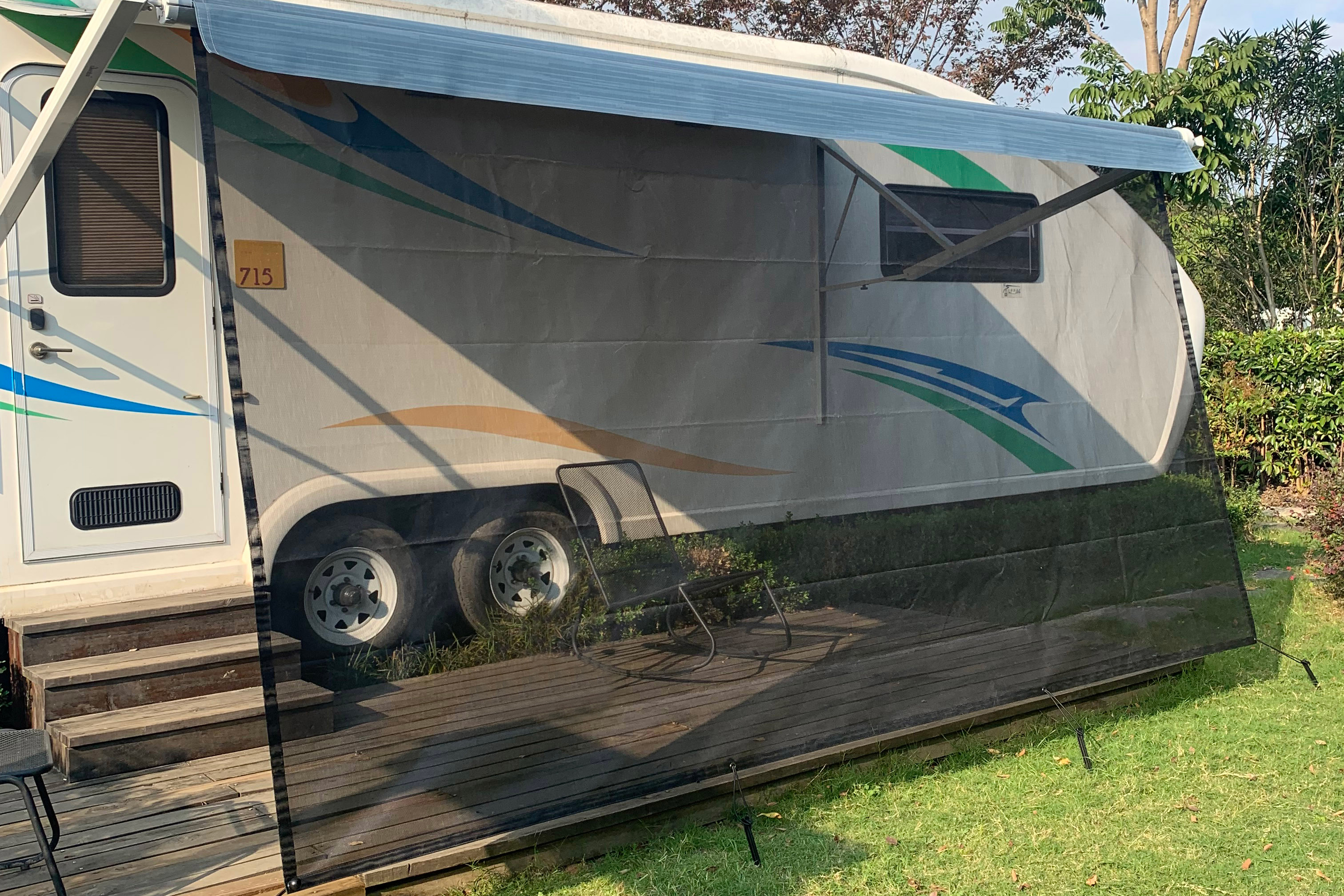 RV Awning Sun Shade