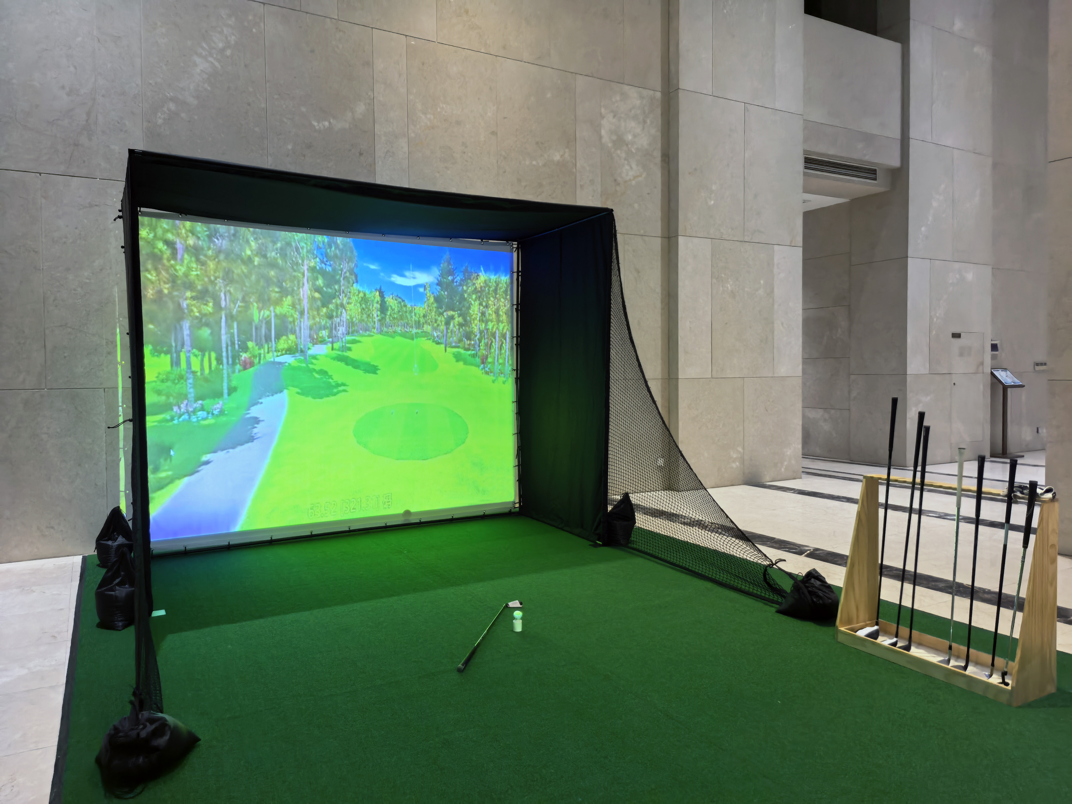 New Product: Professional Golf Simulator Enclosure Net