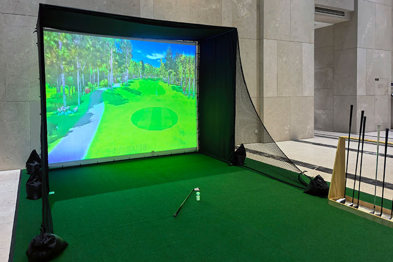 Golf Simulator Enclosure Net